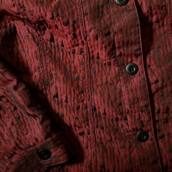 Chico's Jacket Red Black XL - Picture 3 of 6